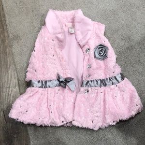 Pink 18 month girls vest